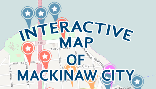 Mackinaw City Michigan Map